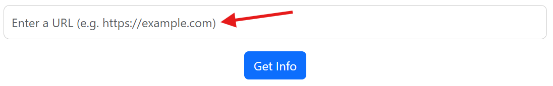 Image of the HTTP Header Check tool interface