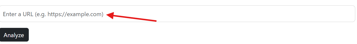 Image of the Link Analyzer tool interface