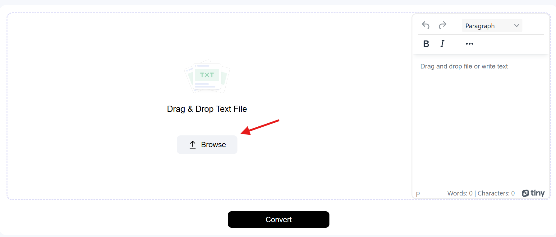 How to Use Text to PDF Converter