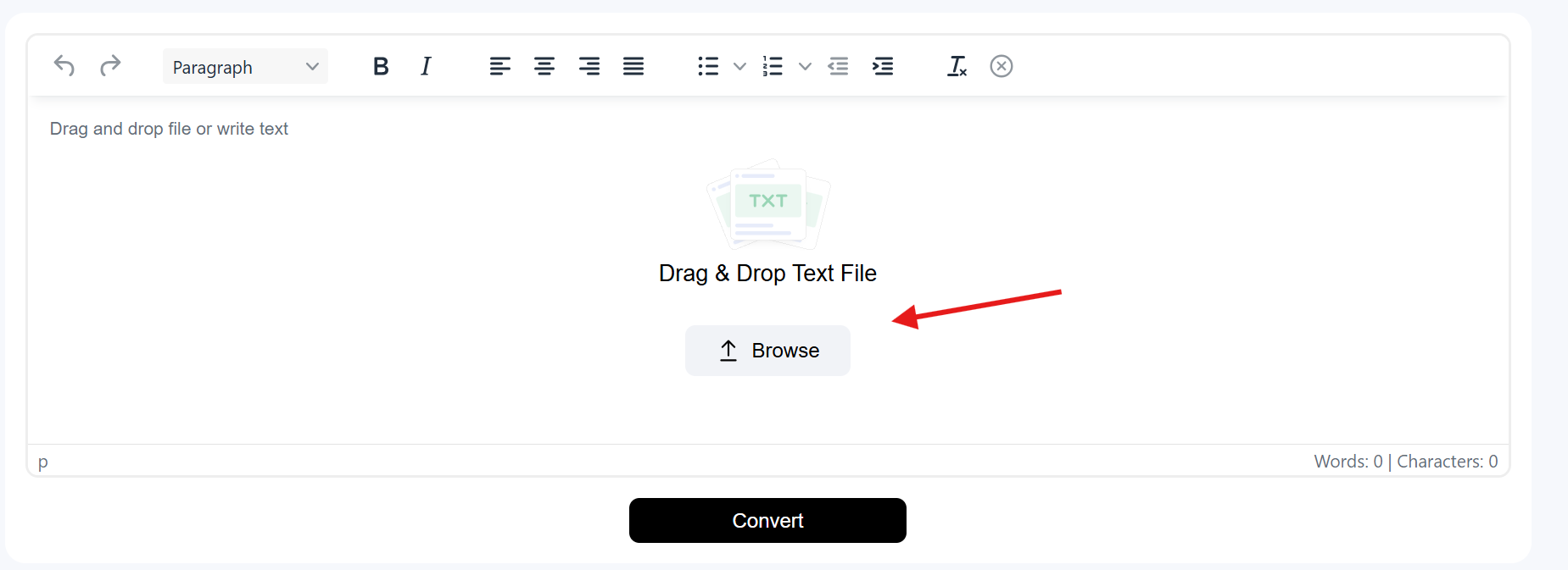 How to Use Text to Word Converter